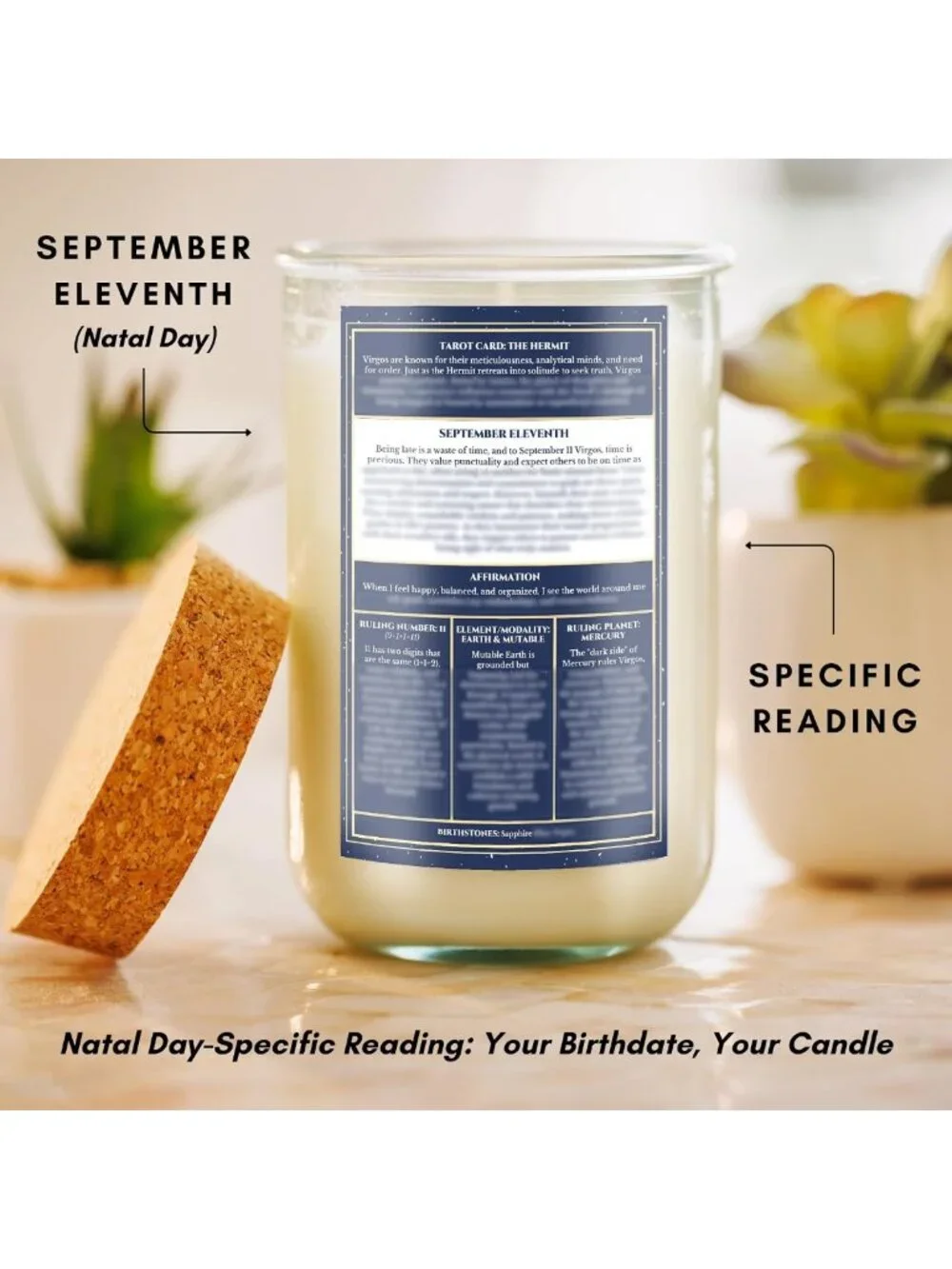 Custom Zodiac Birthday Candles | Scented Soy Wax | Astrology Gifts | 75+ Hour